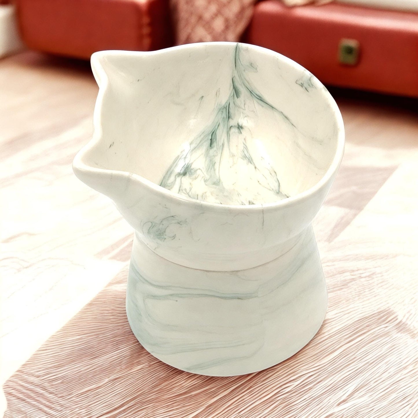 Elevated Ceramic Pet Bowl: Ergonomic Food & Water Dish for Cats/Dogs