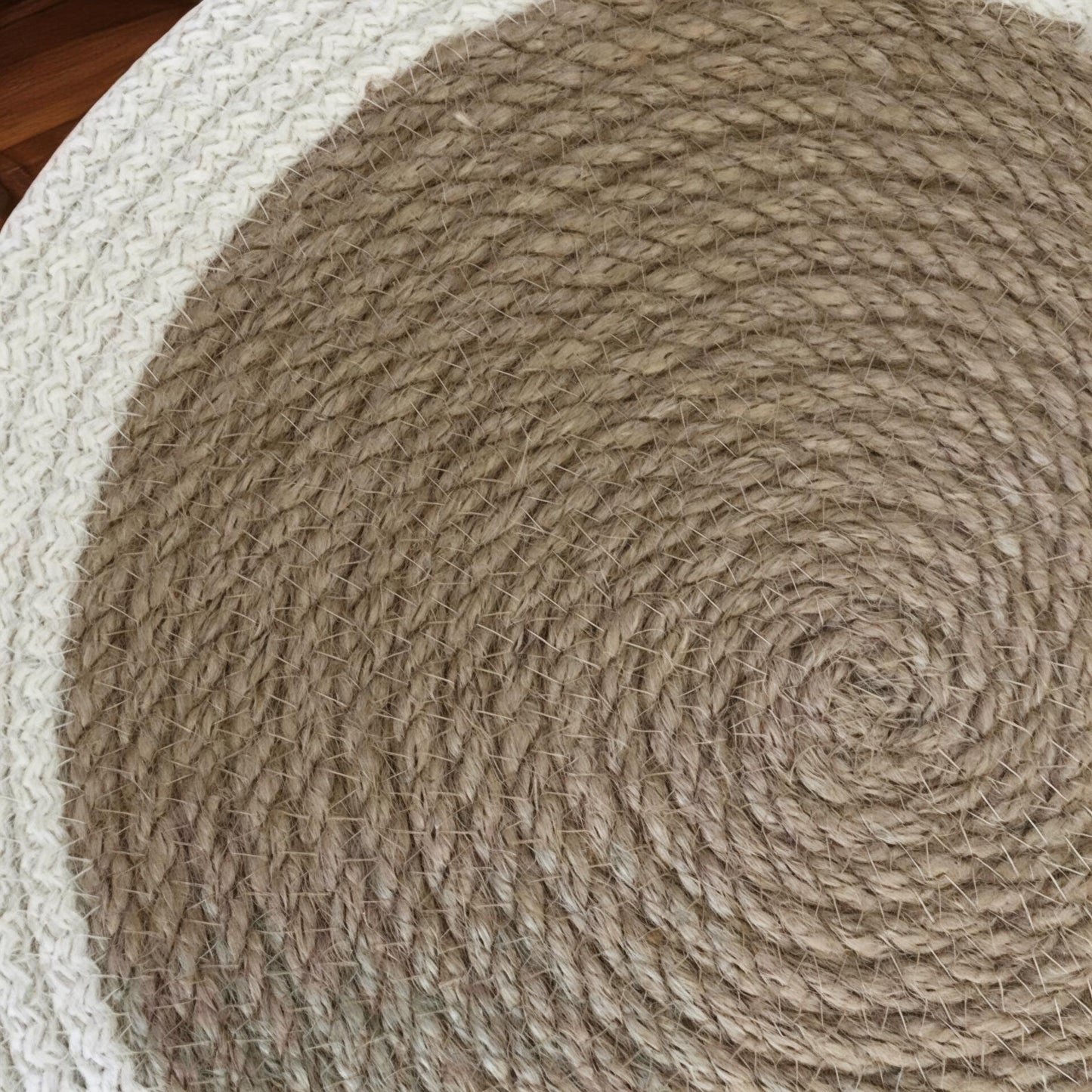 Handmade Cotton Rope Pet Feeding Mat Set: Modern Cat & Small Dog Placemats