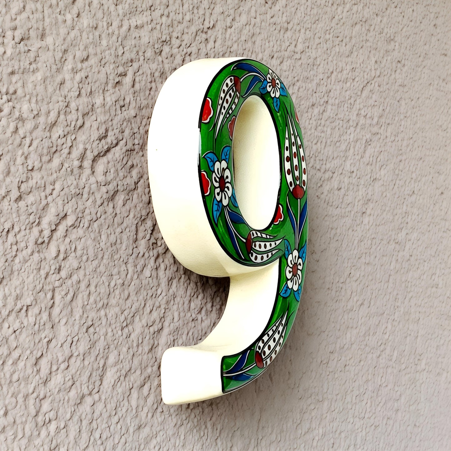 Exquisite Handmade Turkish Ceramic House Numbers, Ceramic Address Plaque and Numbers, Address Numbers, Door Numbers, Ceramic Numbers, Sign