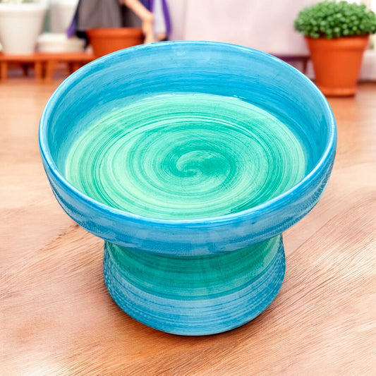 Elevated Ceramic Cat Bowl: Ergonomic Non-Slip Pet Food Water Dish