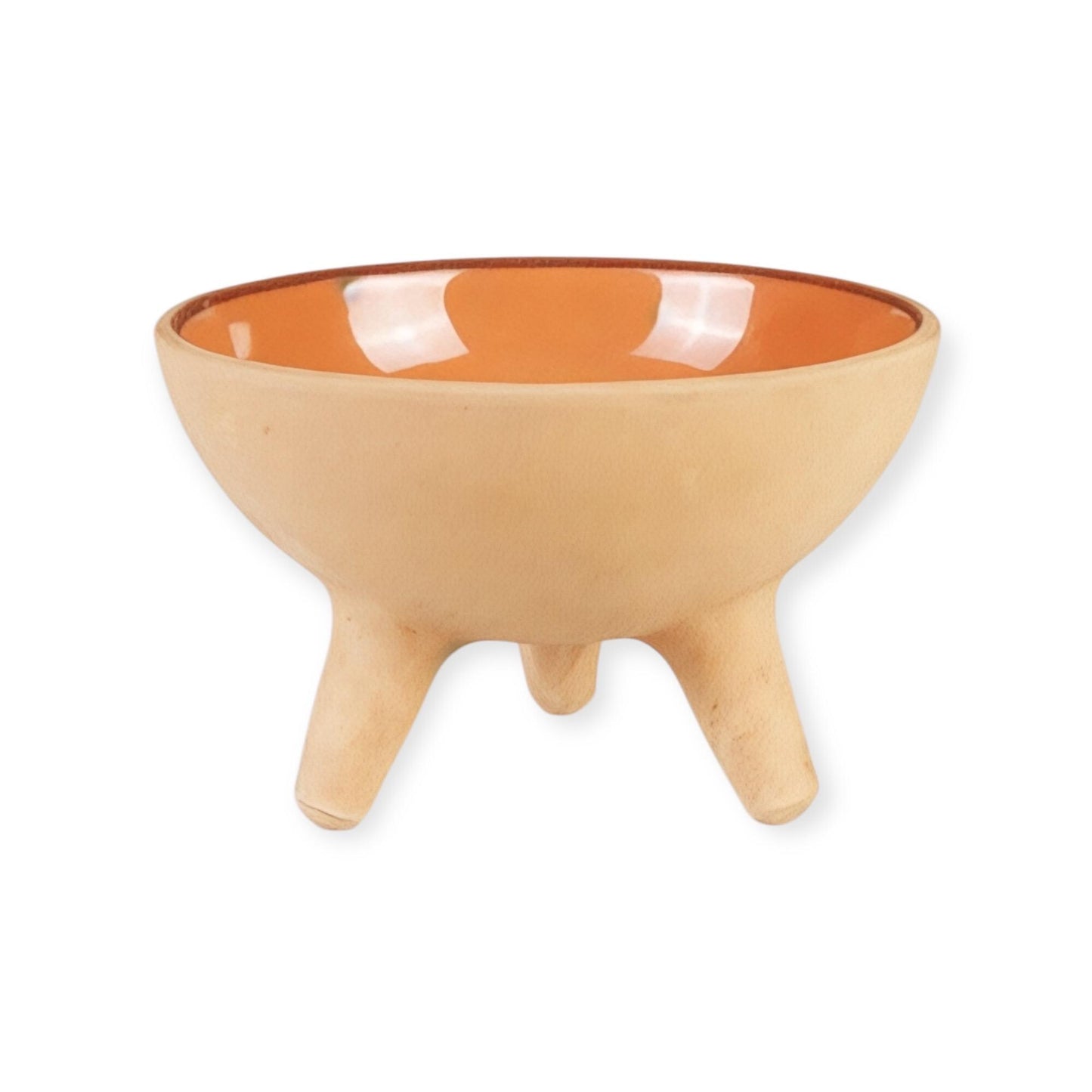 Handmade Elevated Ceramic Pet Bowl: Kitten & Small Dog Food Dish